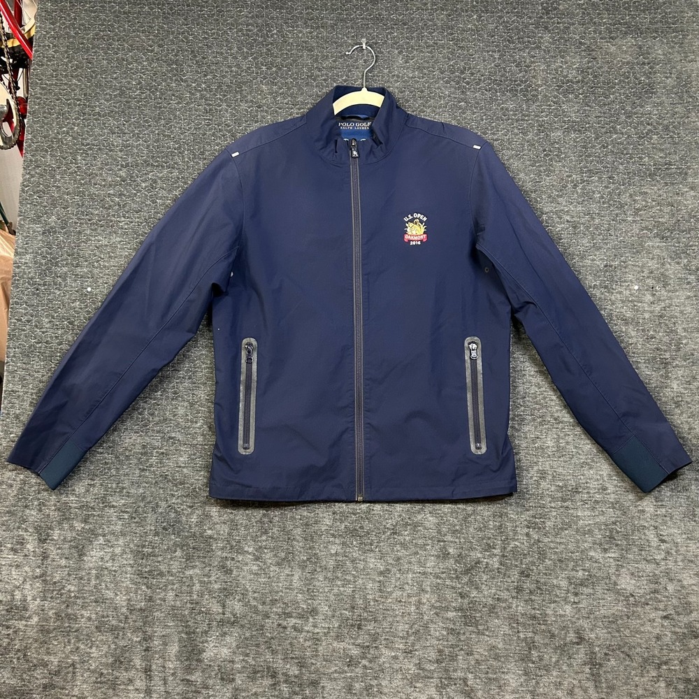 Polo Golf Ralph Lauren US Open Jacket Mens L Navy Good Oakmont 2016 Windbreaker